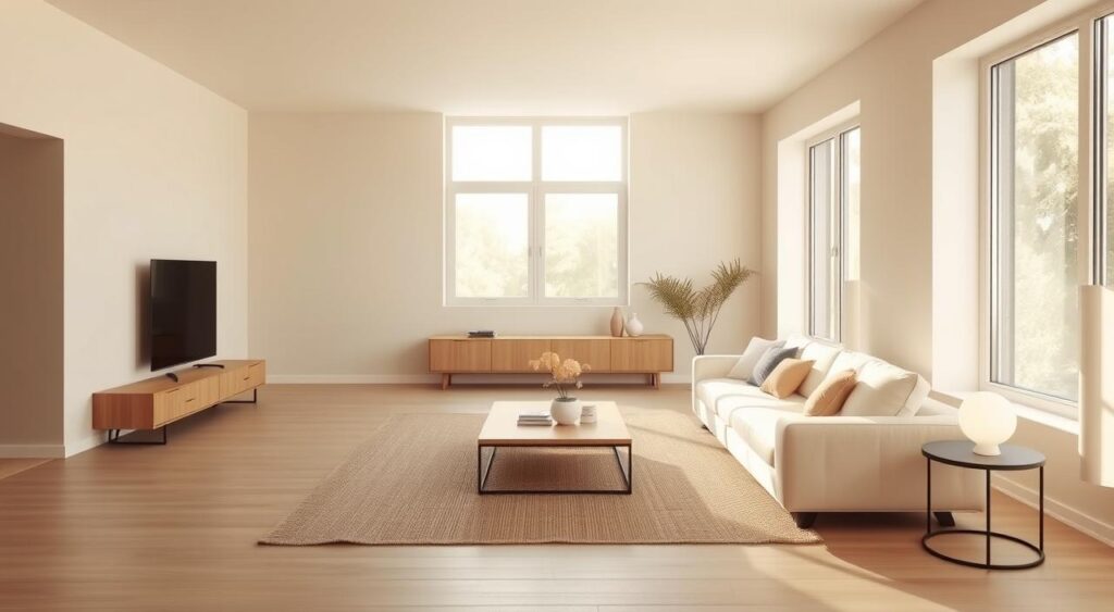 cores-neutras-na-decoracao-minimalista-1024x563 Melhor Cor Para Sala: Escolha Ideal e Elegante