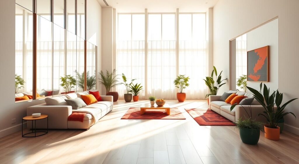 cores-que-ampliam-espacos-1024x563 Interiores de Casas Pequenas e Simples: 10 Dicas para decoração