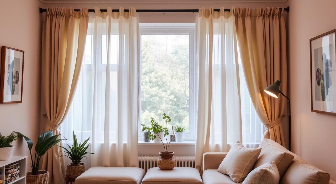 cortinas para espaços pequenos