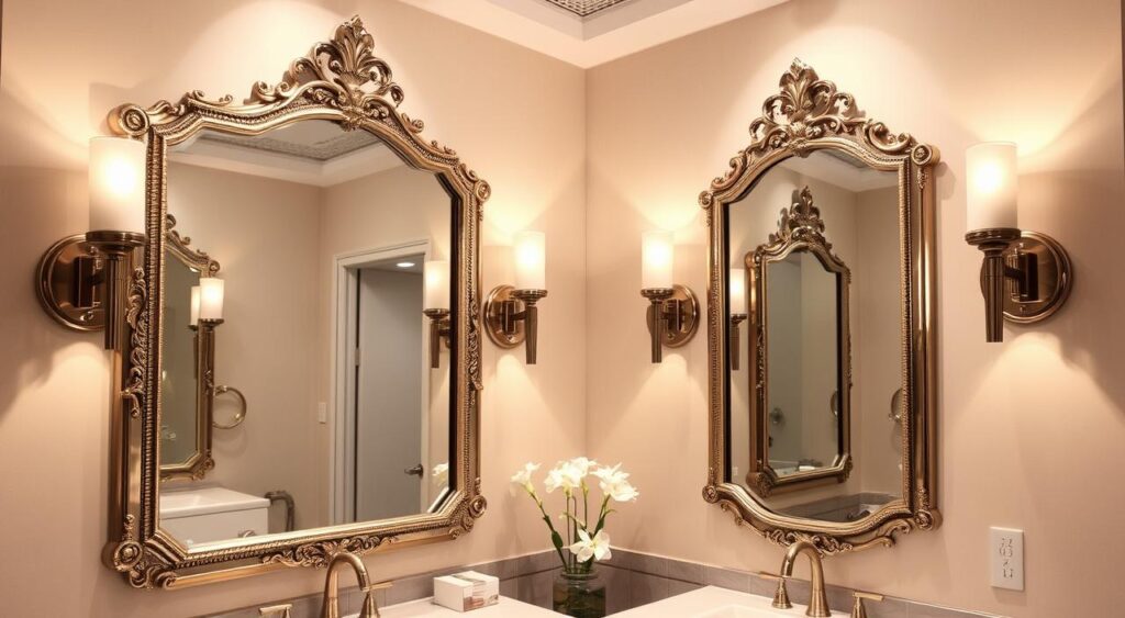 decoracao-com-espelhos-grandes-1024x563 Banheiro Pequeno Planejado: Dicas de Otimização