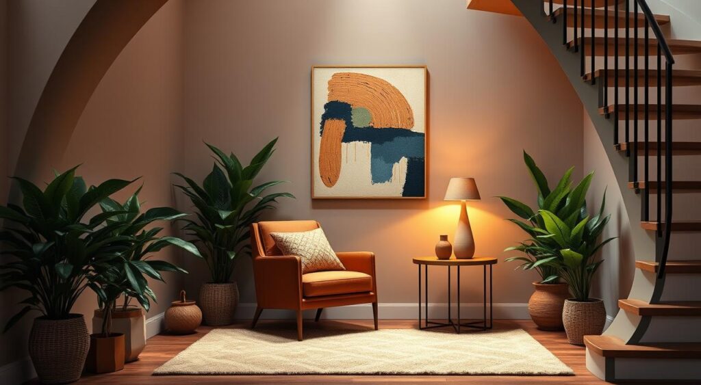 decoracao-com-estilo-1024x563 Veja o Que Dá Pra Fazer com a Decoração Embaixo da Escada