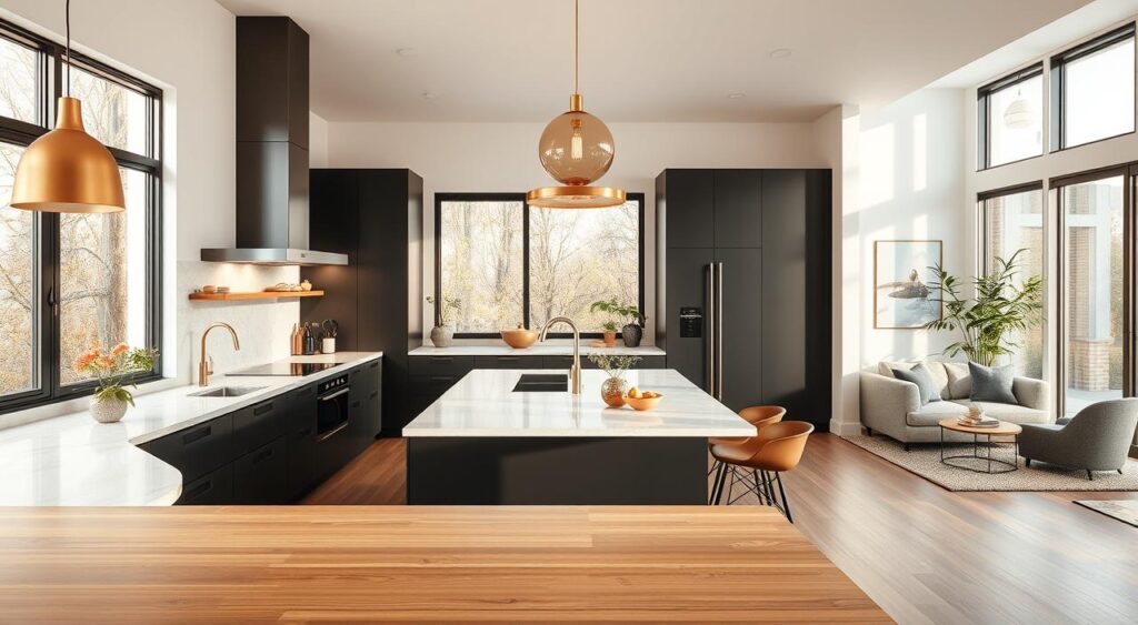 decoracao-de-cozinha-aberta-1024x563 Cozinha Aberta com Sala: 10 Dicas pra Integração e Estilo