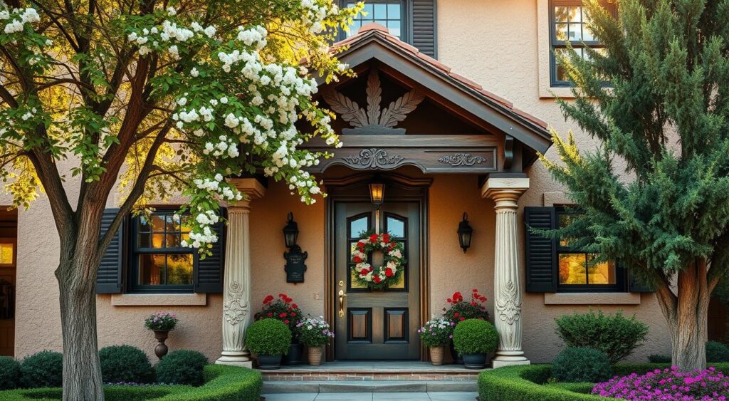 decoracao-de-fachada-1024x563 Fachadas de Casa de Sítio tão Lindas Que Impressionam