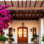 decoração de fachadas com pergolado