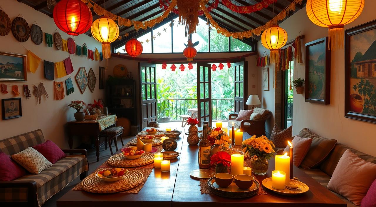 decoracao de festa junina em casa