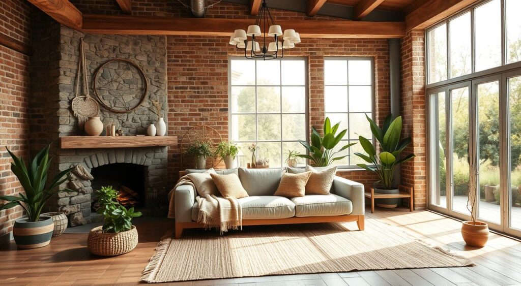 decoracao-de-interiores-com-elementos-naturais-e-estilos-modernos-e-rusticos-1024x563 Casinha de Sítio: Várias fotos pra se encantar