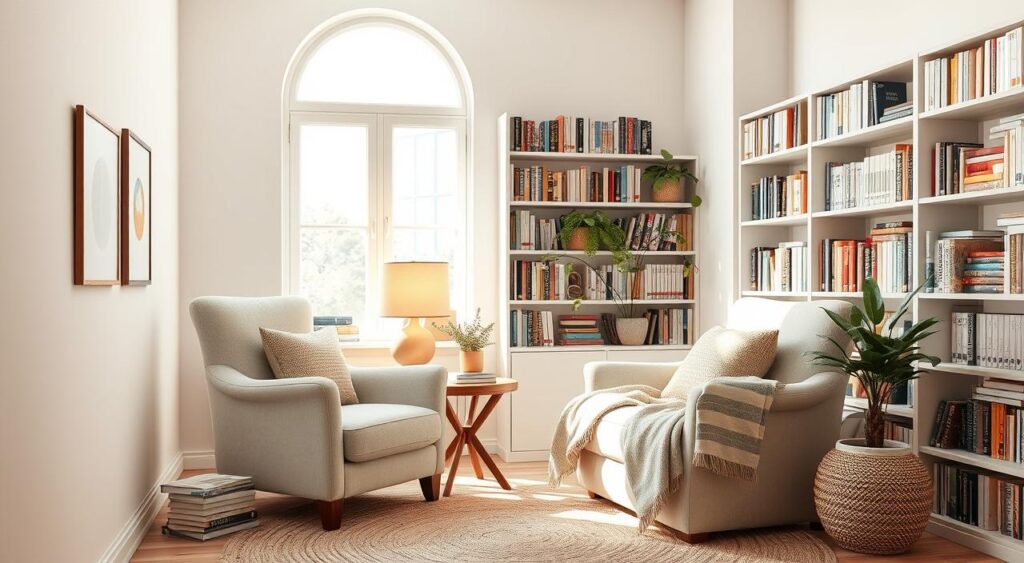 decoracao-do-cantinho-de-leitura-1024x563 Cantinho de Leitura em Casa: 10 Modelos que Impressionam