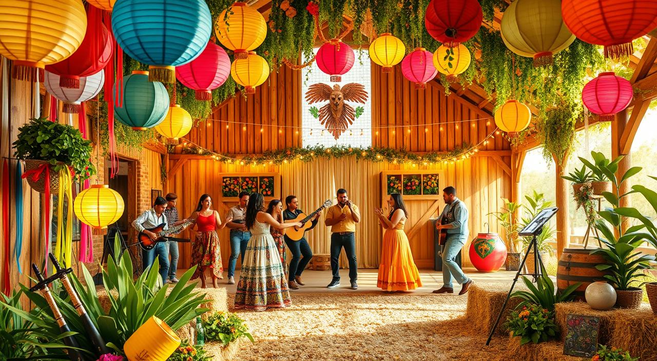 decoracao festa caipira