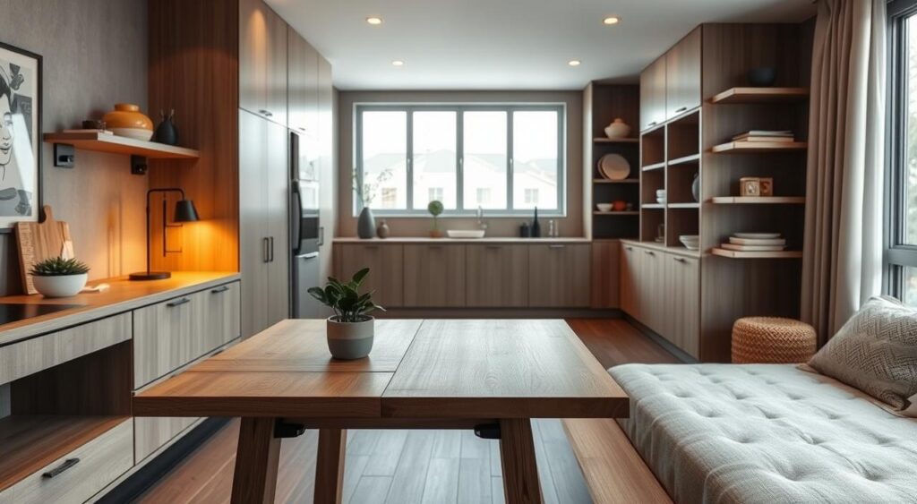 decoracao-funcional-1024x563 Como deixar um quarto com cozinha pequeno funcional e lindo