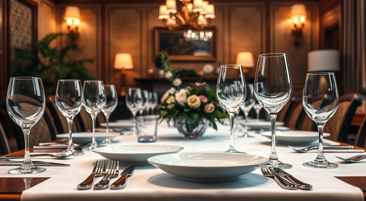 Mesa Posta: Taça de Vinho e Água com Elegância e Praticidade