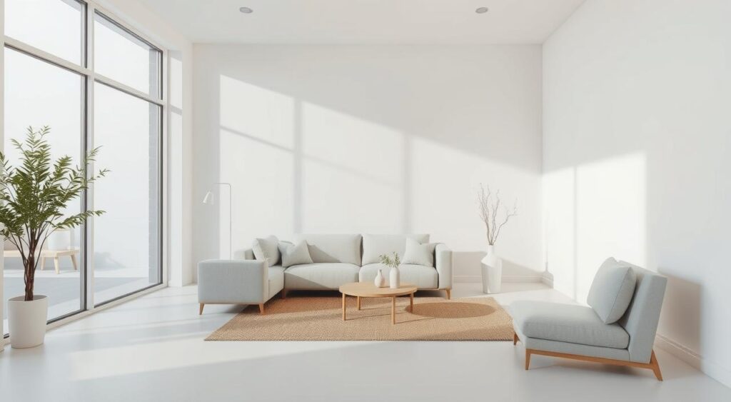 decoracao-minimalista-1024x563 Ideias para Casas Pequenas Simples e Criativas que Surpreendem