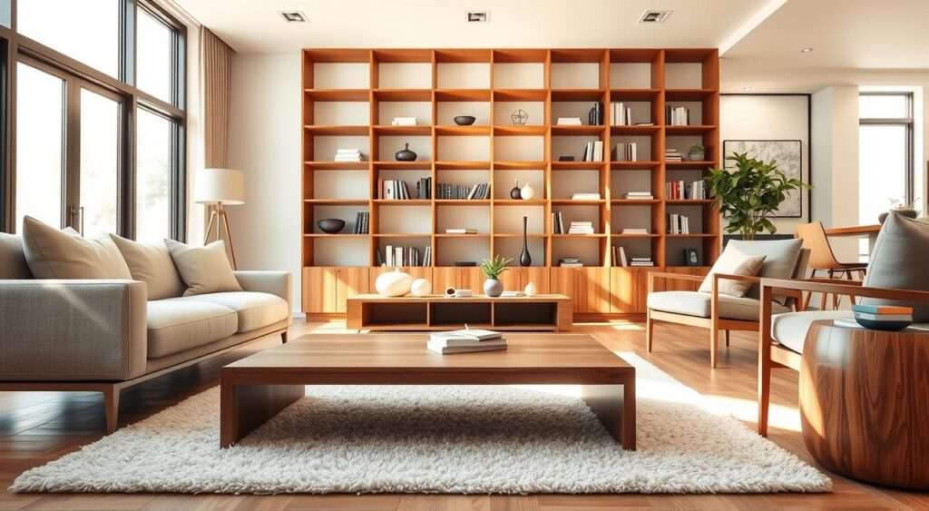 decoracao-moderna-com-madeira-1024x563 Interiores de Casas Modernas e Simples | Dicas Incríveis