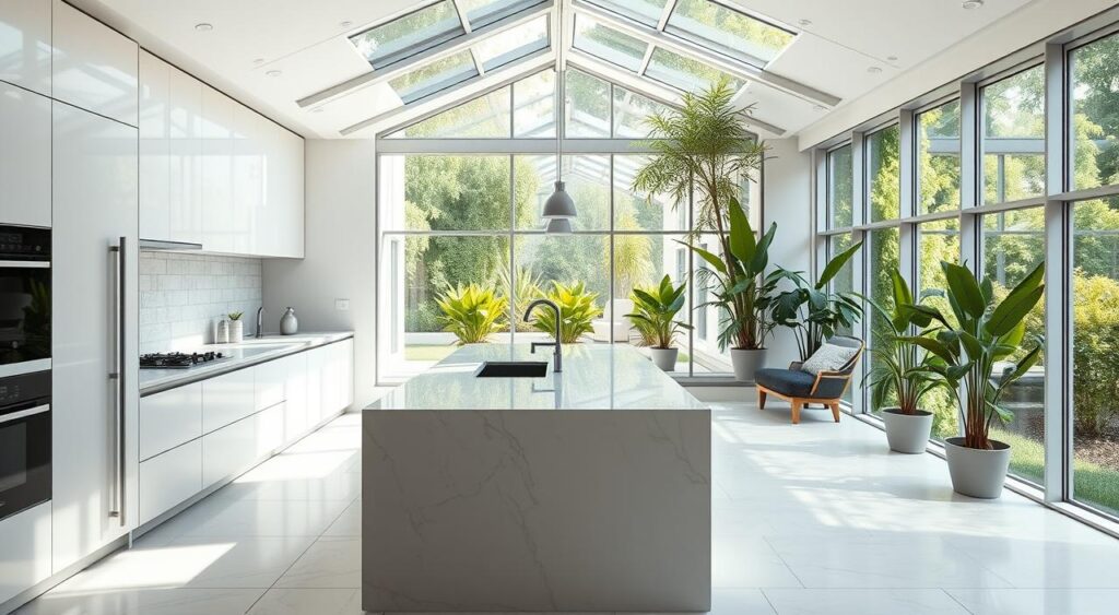 design-moderno-de-cozinhas-contemporaneas-com-jardim-de-inverno-1024x563 Cozinhas com Jardim de Inverno podem trazer uma vida ao ambiente