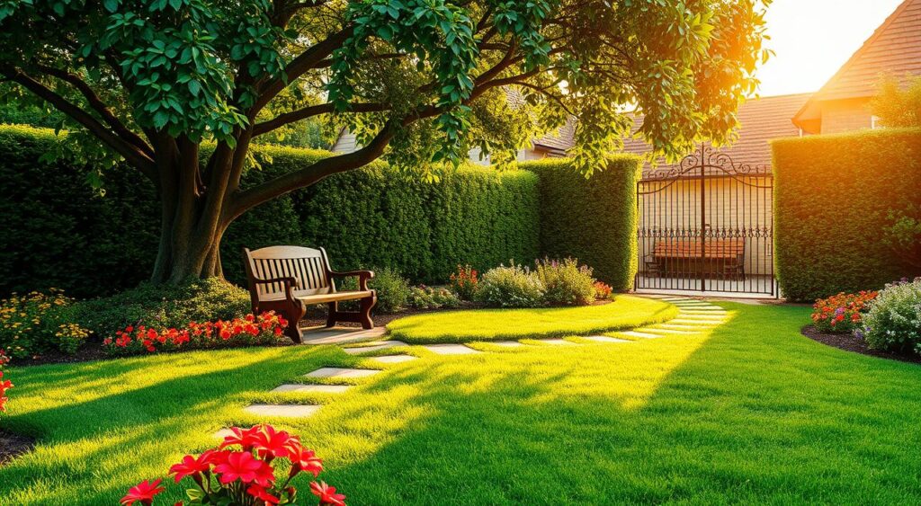 dicas-de-decoracao-de-jardim-1024x563 Jardim Pequeno com Grama e Flores: 10 Dicas Incríveis