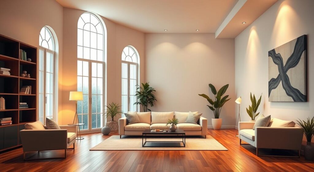 dicas-de-iluminacao-para-sala-de-estar-1024x563 Como escolher a iluminação ideal para sala de estar moderna