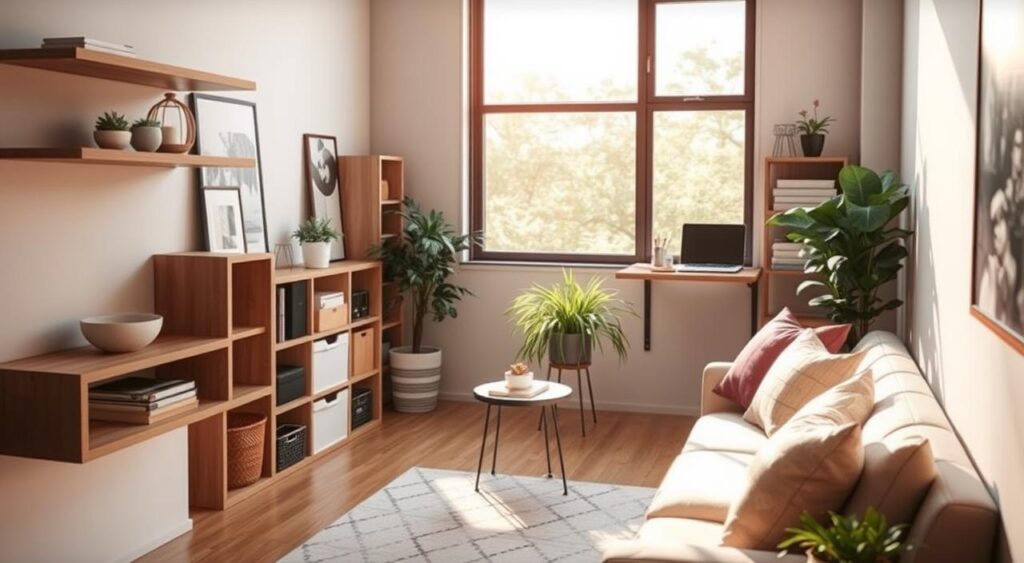 dicas-para-espacos-pequenos-1024x563 Veja o Que Dá Pra Fazer com a Decoração Embaixo da Escada