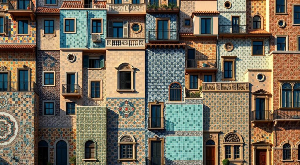 diferentes-estilos-de-fachadas-com-ceramica-1024x563 Frente de Casas com Cerâmica na Parede: Tendências e Modelos