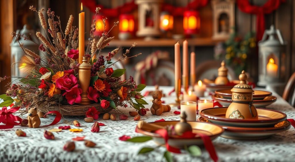 elementos-tradicionais-na-decoracao-de-mesa-de-Sao-Joao-1024x563 10 Ideias Rápidas e Lindas de Decoração para Mesa de São João