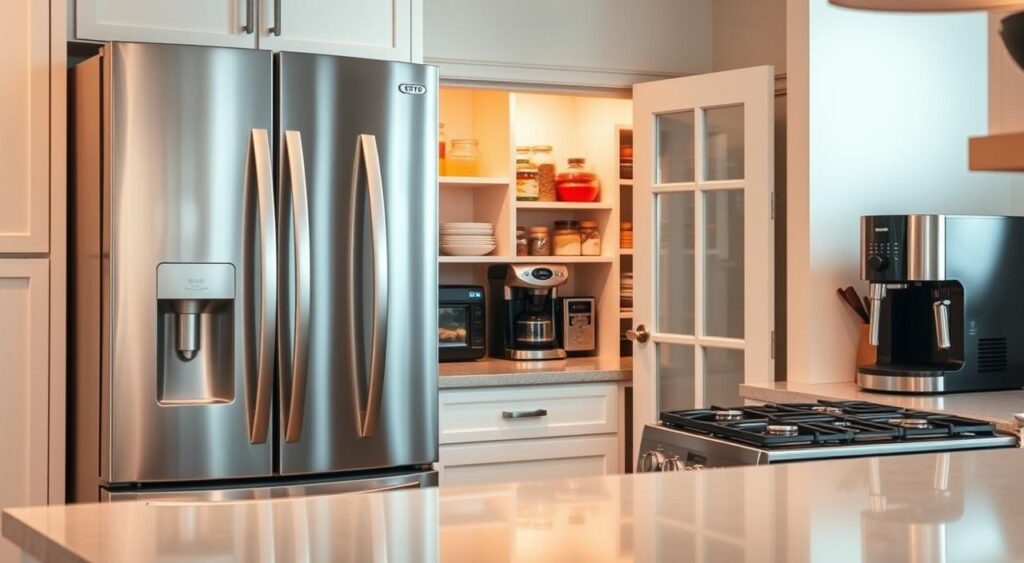 eletrodomesticos-para-cozinha-1024x563 Casa Simples com Cozinha Americana: Dicas Úteis
