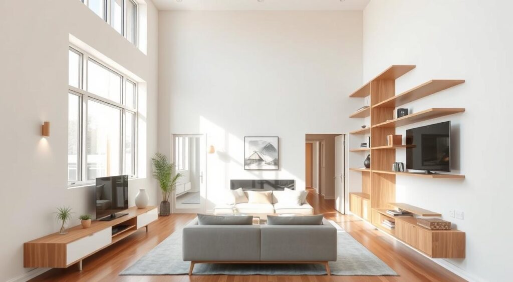 espaco-vertical-1024x563 Interiores de Casas Pequenas e Simples: 10 Dicas para decoração