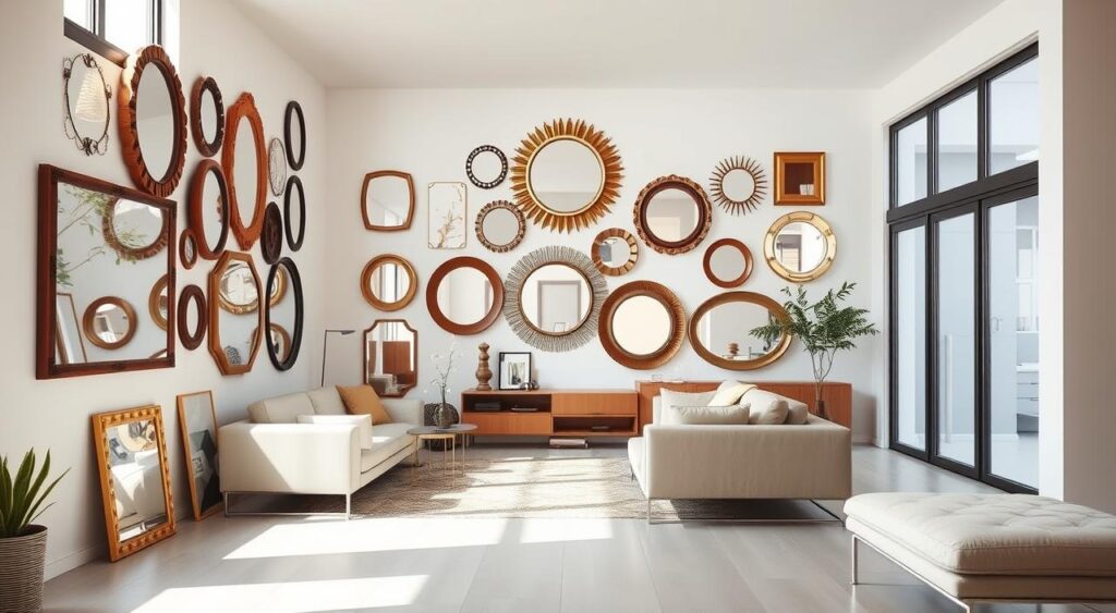 espelhos-decorativos-em-ambiente-funcional-1024x563 10 Ideias de Decoração de Casa Pequena que vão te surpreender