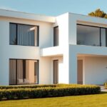 estética moderna casa branca design contemporâneo