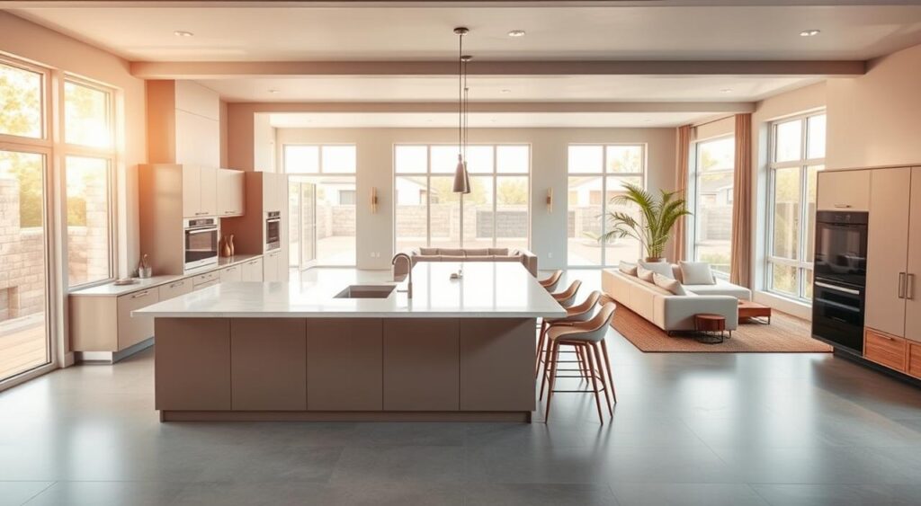 exemplos-de-cozinha-aberta-1024x563 Cozinha Aberta com Sala: 10 Dicas pra Integração e Estilo