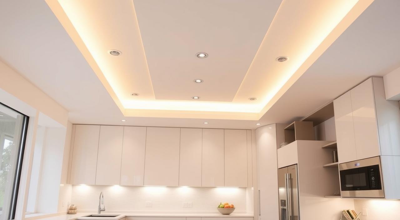 exemplos de decoração com forro de gesso