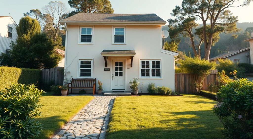 fachadas-simples-1024x563 Fachadas de Casas com Jardim Que Vão Fazer Você se Apaixonar