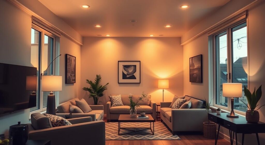 iluminacao-adequada-em-ambientes-pequenos-1024x563 Interiores de Casas Pequenas e Simples: 10 Dicas para decoração