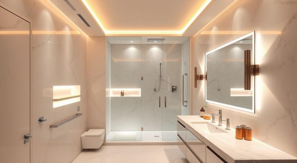iluminacao-banheiro-1024x563 Como transformar o banheiro simples em um espaço sofisticado