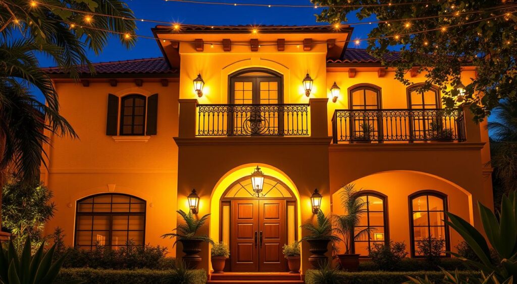 iluminacao-da-fachada-1-1024x563 Melhorar a Fachada de Casas: Dicas Que Dão Cara de Mansão Sem Gastar Muito