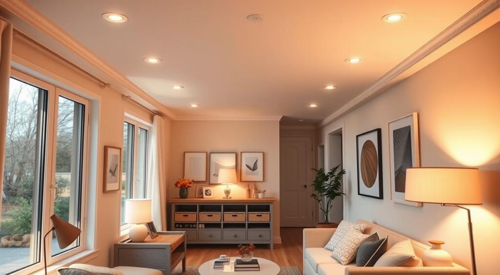 iluminacao-em-casas-pequenas-1024x563 Interiores de Casas Pequenas e Simples Que Parecem Maiores