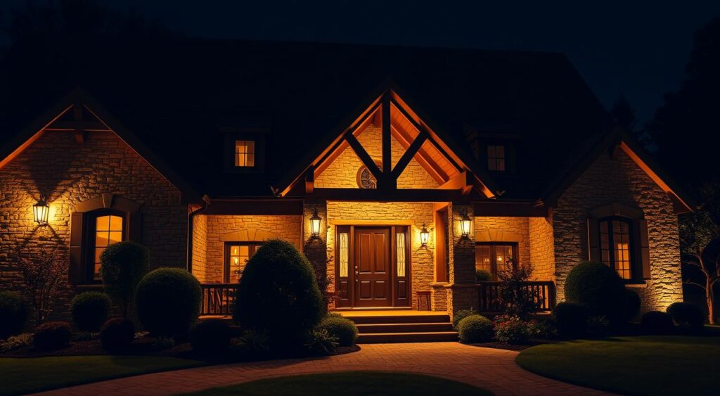 iluminacao-exterior-1024x563 Fachadas de Casa de Sítio tão Lindas Que Impressionam