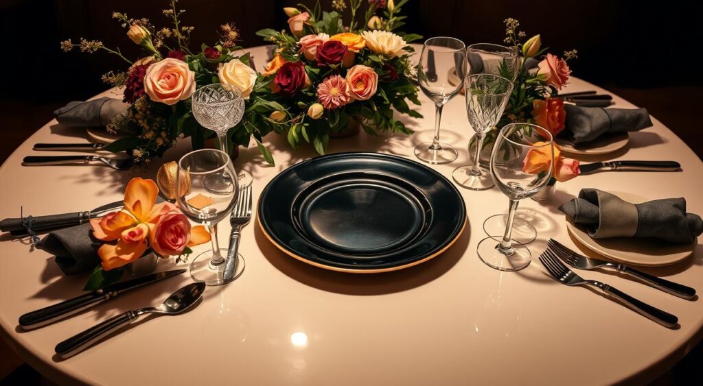 importancia-da-decoracao-de-mesa-1024x563 Mesa Posta com Prato Preto: O Luxo e Elegância à Mesa