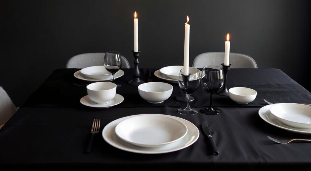 inspiracoes-para-mesa-posta-preta-1024x563 Mesa Posta Preta: Elegância e Sofisticação em Casa