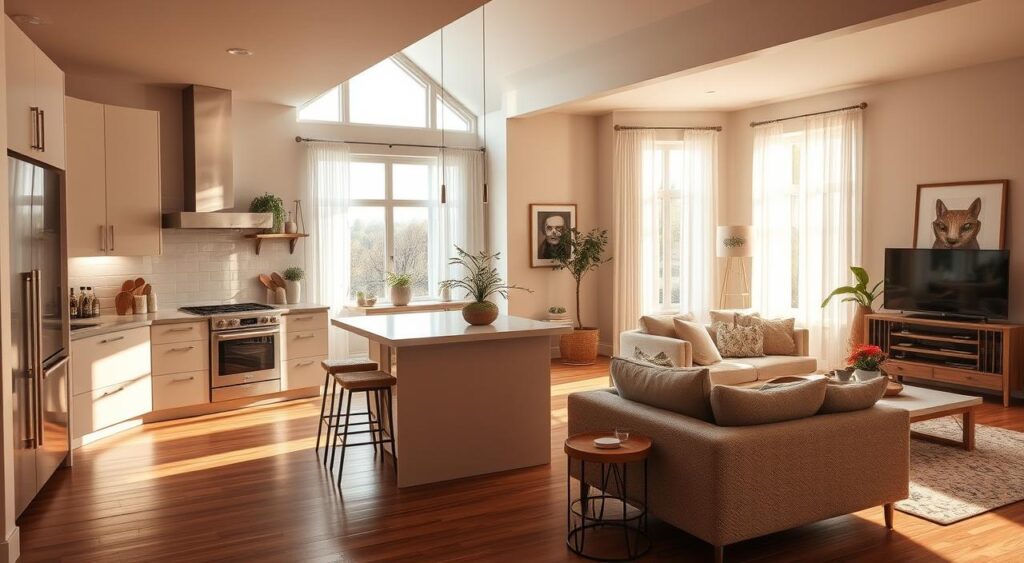 integracao-de-ambientes-1-1024x563 Cozinha Aberta com Sala: 10 Dicas pra Integração e Estilo