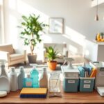 limpeza e organização de casas