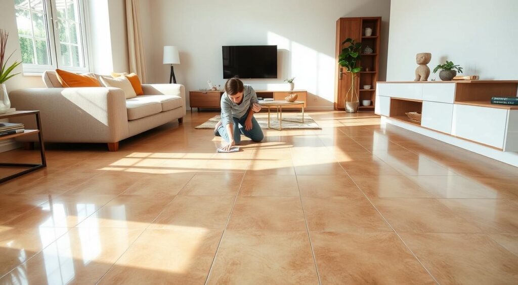 manutencao-de-porcelanato-1024x563 Veja Qual é a Melhor Cor de Porcelanato para Sala Parecer Maior