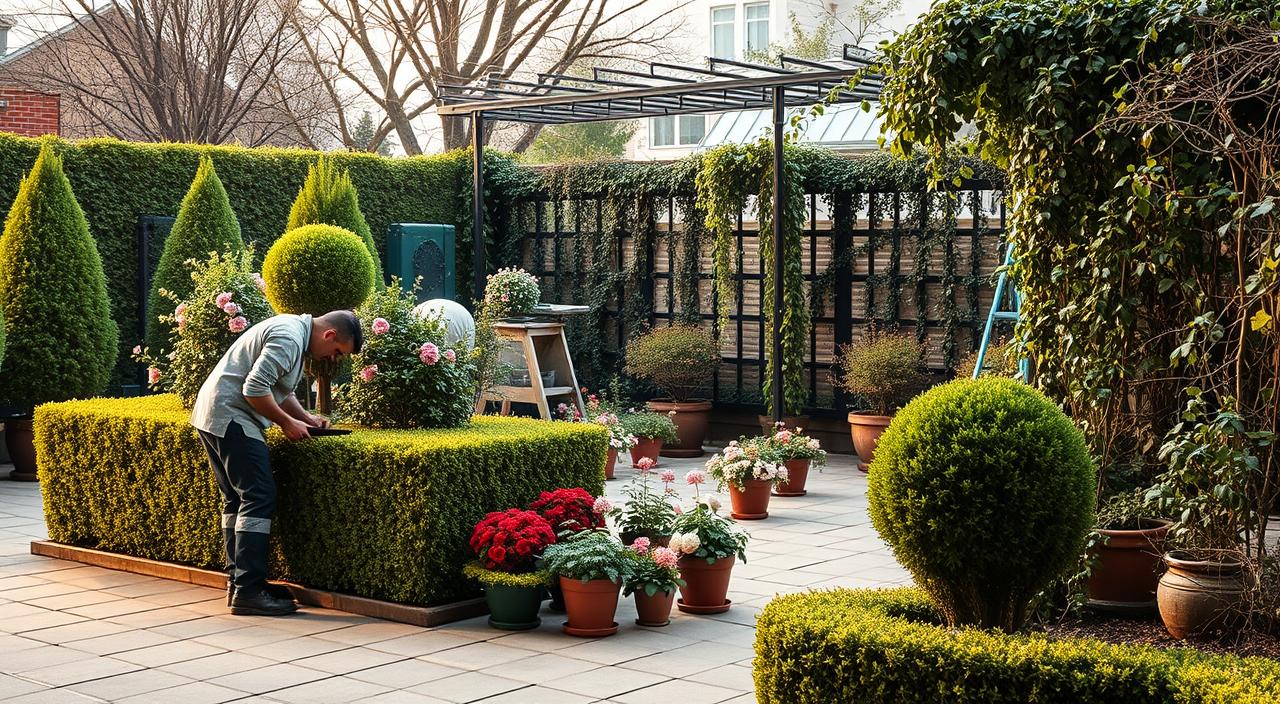 manutenção jardim de inverno externo