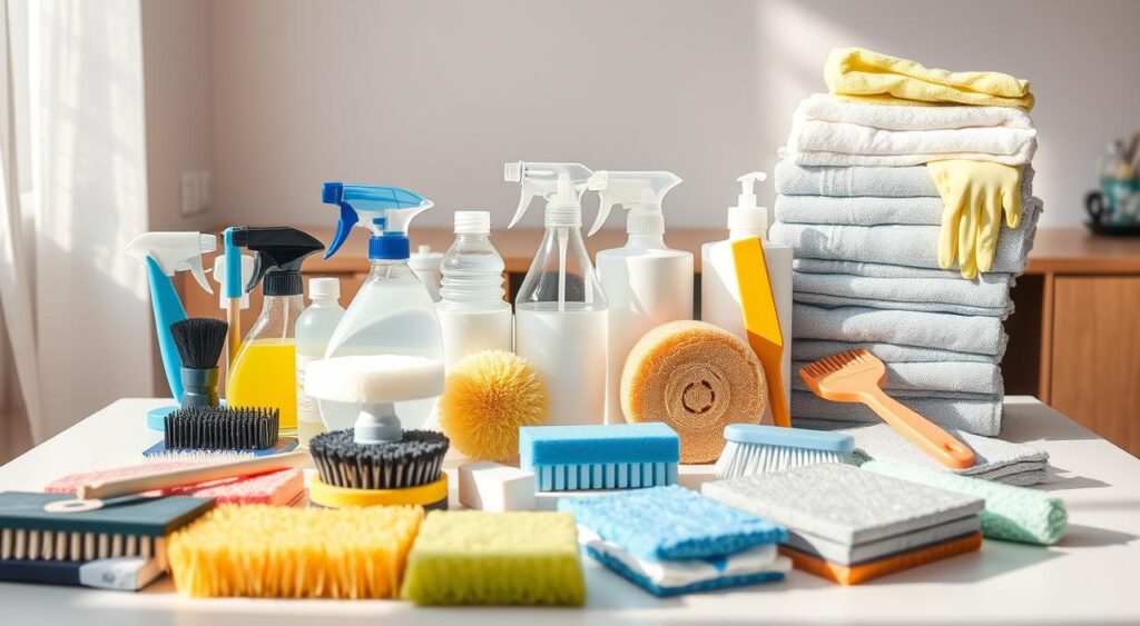 materiais-de-limpeza-para-faxina-eficiente-1024x563 Segredos de Limpeza e Organização de Casas Que Funcionam