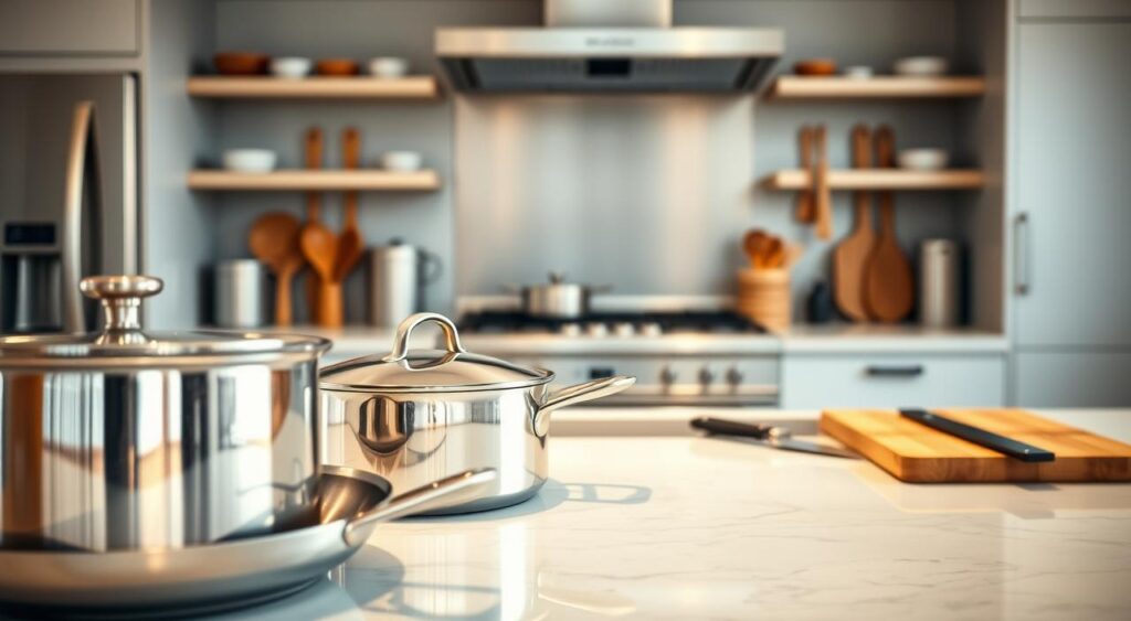 materiais-para-cozinha-1024x563 Casa Simples com Cozinha Americana: Dicas Úteis