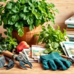 materiais para horta