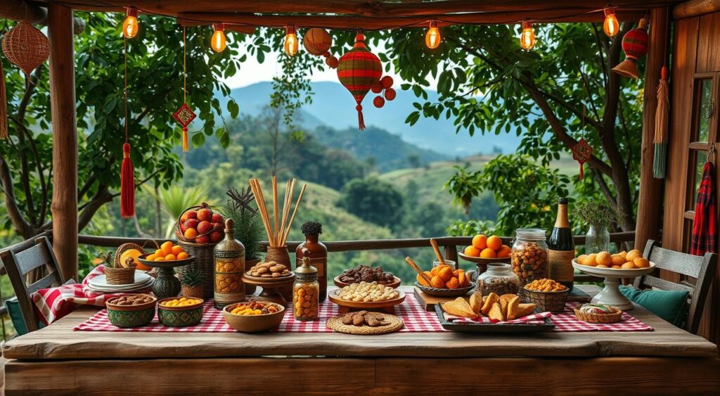 mesa-junina-tematica-1024x563 Decoração de Festa Junina em Casa: Ideias Criativas