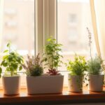 mini horta de temperos em apartamento