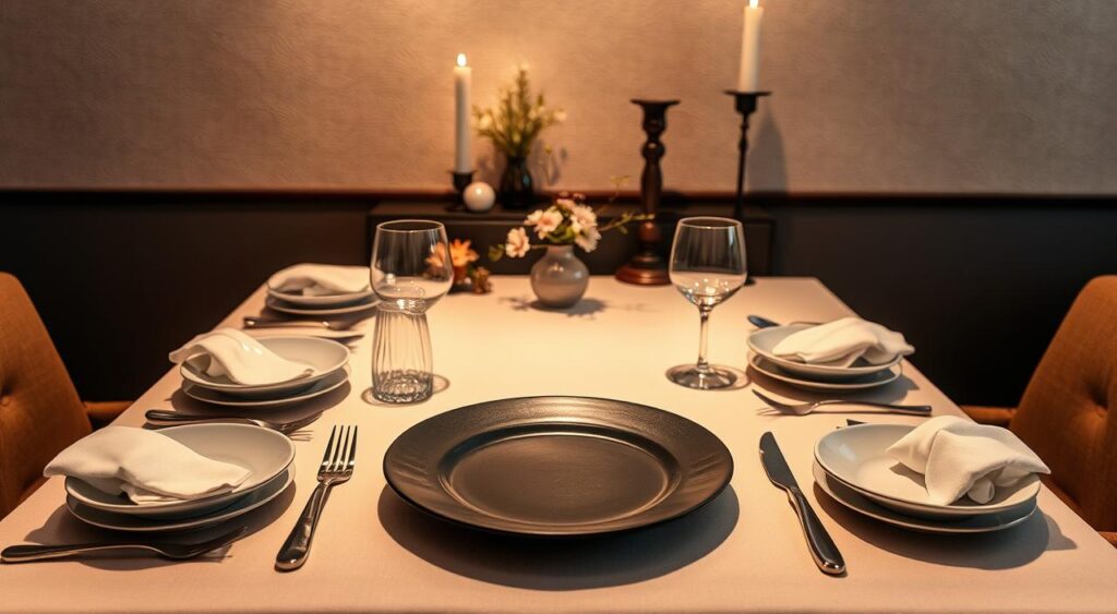 montar-mesa-posta-1024x563 Mesa Posta com Prato Preto: O Luxo e Elegância à Mesa