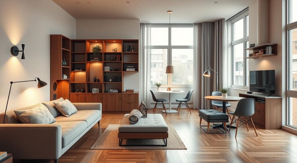 moveis-multifuncionais-em-espacos-pequenos-1024x563 10 Ideias para Interior de Casa Simples e Aconchegante