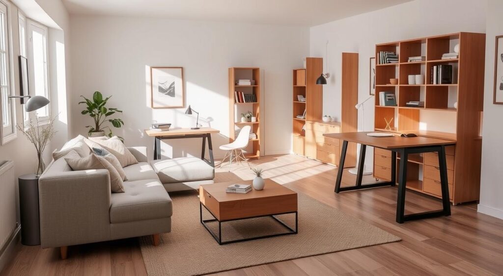 moveis-multifuncionais-para-decoracao-1024x563 Ideias para Casas Pequenas Simples e Criativas que Surpreendem