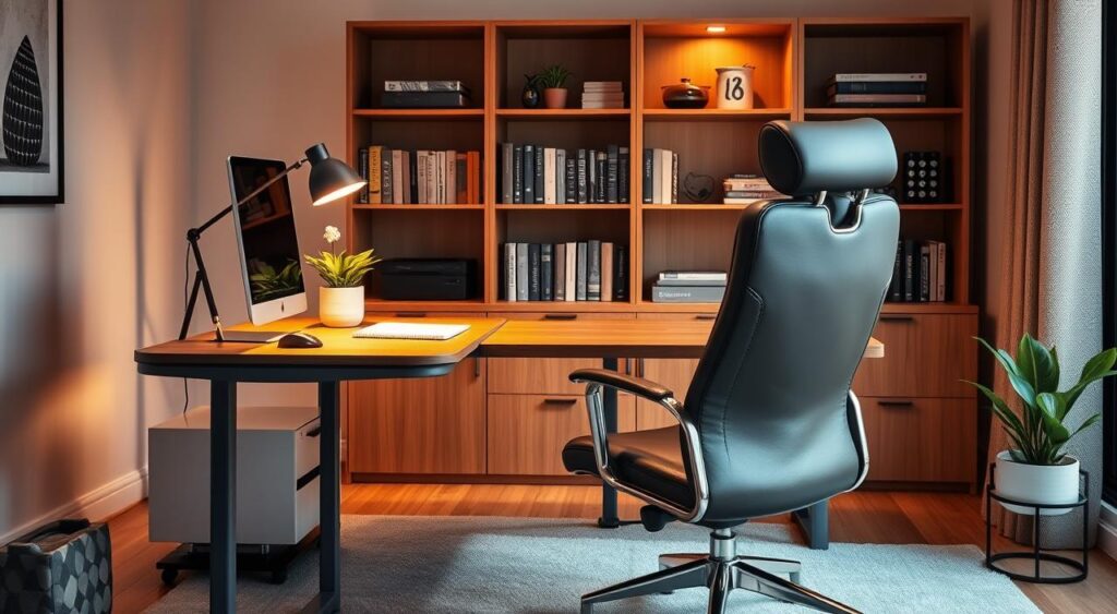 moveis-para-escritorio-em-casa-1024x563 Inspire-se com 10 Fotos Home Office Decorados Belíssimos