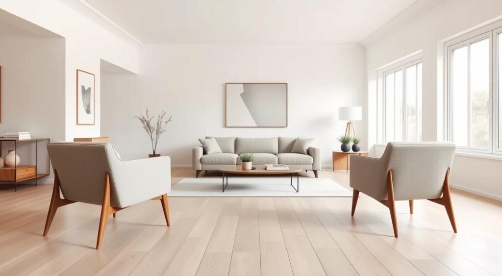 moveis-pe-palito-na-decoracao-moderna-1024x563 Como Decorar Sala de Apartamento Pequeno com Estilo